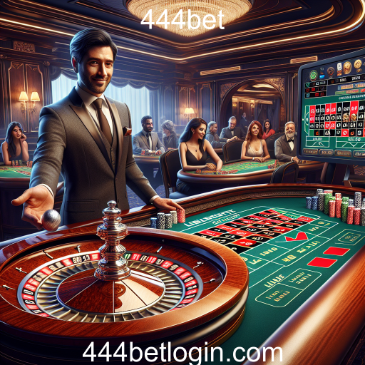 Experimente a Adrenalina do Cassino Ao Vivo no 444bet